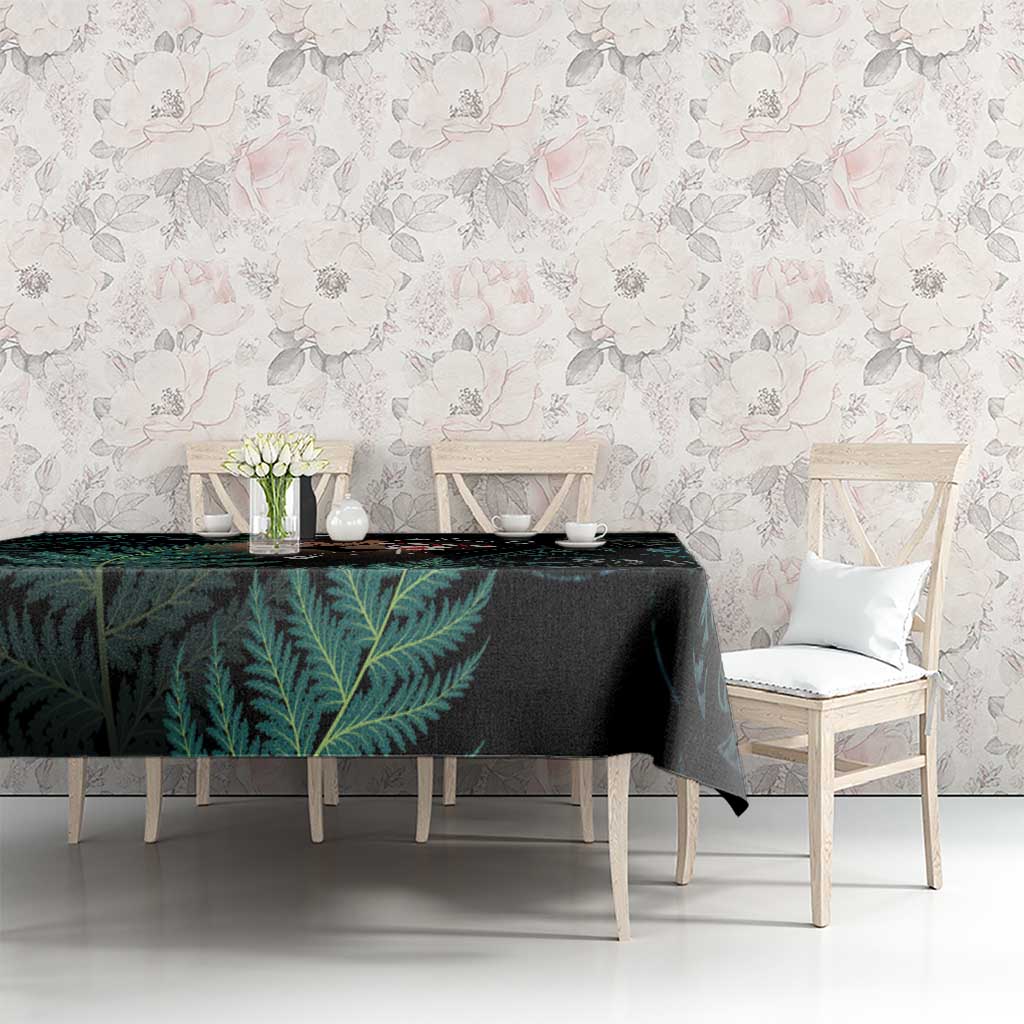 Maori Hongi Valentine Tablecloth Aroha Ahau Ki A Koe LT7 - Polynesian Pride
