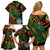 Vanuatu Indipendens Dei Family Matching Off Shoulder Short Dress and Hawaiian Shirt Mix Traditional Sand Drawing