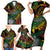 Vanuatu Indipendens Dei Family Matching Short Sleeve Bodycon Dress and Hawaiian Shirt Mix Traditional Sand Drawing