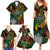 Vanuatu Indipendens Dei Family Matching Summer Maxi Dress and Hawaiian Shirt Mix Traditional Sand Drawing