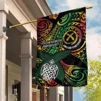 Vanuatu Indipendens Dei Garden Flag Mix Traditional Sand Drawing LT7 House Flag Colorful - Polynesian Pride