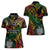 Vanuatu Indipendens Dei Women Polo Shirt Mix Traditional Sand Drawing