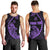 Personalised Guam Men Tank Top Tribal Turtles Curves Style - Purple LT7 - Polynesian Pride