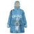 Personalised Guam Wearable Blanket Hoodie Chamoro Latte Stone Mix Tropical - Blue LT7 One Size Blue - Polynesian Pride