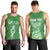 Personalised Guam Men Tank Top Chamoro Latte Stone Mix Tropical - Green LT7 - Polynesian Pride