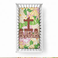 Samoa AIGA Floral Theme Baby Bed Cover Always In God's Arms LT7 28 × 52 in Multicolor - Polynesian Pride