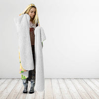 Samoa AIGA Floral Theme Hooded Blanket Always In God's Arms