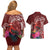 Personalized Samoa Meri Krisimasi Couples Matching Off Shoulder Short Dress and Hawaiian Shirt Segasegamau'u Mix Siapo