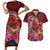 Personalized Samoa Meri Krisimasi Couples Matching Short Sleeve Bodycon Dress and Hawaiian Shirt Segasegamau'u Mix Siapo