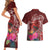 Personalized Samoa Meri Krisimasi Couples Matching Short Sleeve Bodycon Dress and Hawaiian Shirt Segasegamau'u Mix Siapo