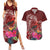 Personalized Samoa Meri Krisimasi Couples Matching Summer Maxi Dress and Hawaiian Shirt Segasegamau'u Mix Siapo