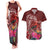 Personalized Samoa Meri Krisimasi Couples Matching Tank Maxi Dress and Hawaiian Shirt Segasegamau'u Mix Siapo