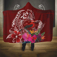 Personalized Samoa Meri Krisimasi Hooded Blanket Segasegamau'u Mix Siapo LT7 - Polynesian Pride