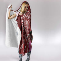 Personalized Samoa Meri Krisimasi Hooded Blanket Segasegamau'u Mix Siapo LT7 - Polynesian Pride