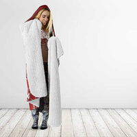 Personalized Samoa Meri Krisimasi Hooded Blanket Segasegamau'u Mix Siapo LT7 - Polynesian Pride