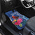 Personalized Samoa Christmas Car Mats Cardinal Honeyeater Mix Siapo