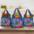 Personalized Samoa Christmas Grocery Bag Cardinal Honeyeater Mix Siapo