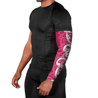 Breast Cancer Awareness Maori Arm Sleeves Koru Kowhaiwhai LT7 - Polynesian Pride