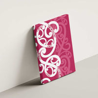 Breast Cancer Awareness Maori Canvas Wall Art Koru Kowhaiwhai LT7 - Polynesian Pride