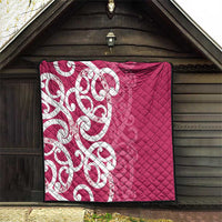 Breast Cancer Awareness Maori Quilt Koru Kowhaiwhai LT7 - Polynesian Pride