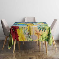 Funny Tropical Christmas Tablecloth Tis The Season To Get Tipsy LT7 - Polynesian Pride