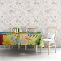 Funny Tropical Christmas Tablecloth Tis The Season To Get Tipsy LT7 - Polynesian Pride