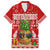 Hawaii Pineapple Christmas Family Matching Long Sleeve Bodycon Dress and Hawaiian Shirt Mele Kalikimaka LT7 Dad's Shirt - Short Sleeve Red - Polynesian Pride