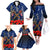 Anzac Family Matching Off Shoulder Long Sleeve Dress and Hawaiian Shirt Ausralia Aboriginal Mix New Zealand Slouch Hats LT7 - Polynesian Pride