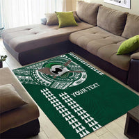 Hawaii Rainbow Warriors Personalized Area Rug Kakau Ikaika Laau Pama LT7 - Polynesian Pride