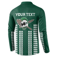 Hawaii Rainbow Warriors Personalized Button Sweatshirt Kakau Ikaika Laau Pama LT7 - Polynesian Pride