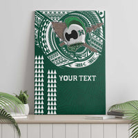 Hawaii Rainbow Warriors Personalized Canvas Wall Art Kakau Ikaika Laau Pama LT7 - Polynesian Pride
