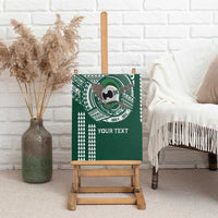 Hawaii Rainbow Warriors Personalized Canvas Wall Art Kakau Ikaika Laau Pama LT7 - Polynesian Pride