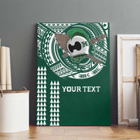 Hawaii Rainbow Warriors Personalized Canvas Wall Art Kakau Ikaika Laau Pama LT7 - Polynesian Pride