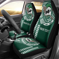 Hawaii Rainbow Warriors Personalized Car Seat Cover Kakau Ikaika Laau Pama LT7 - Polynesian Pride