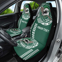Hawaii Rainbow Warriors Personalized Car Seat Cover Kakau Ikaika Laau Pama LT7 - Polynesian Pride