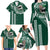 Hawaii Rainbow Warriors Personalized Family Matching Long Sleeve Bodycon Dress and Hawaiian Shirt Kakau Ikakai Laau Pama