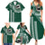 Hawaii Rainbow Warriors Personalized Family Matching Summer Maxi Dress and Hawaiian Shirt Kakau Ikakai Laau Pama