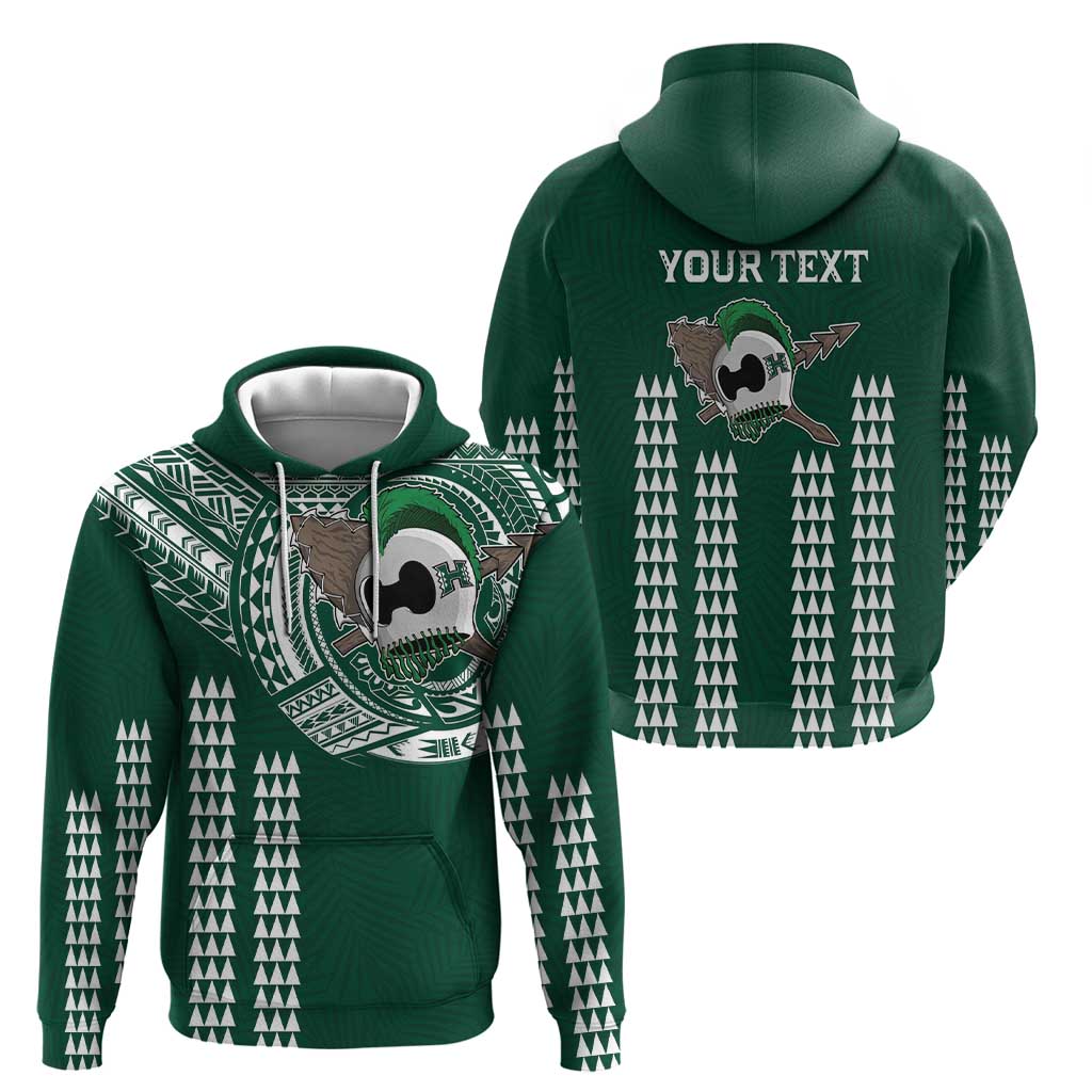 Hawaii Rainbow Warriors Personalized Hoodie Kakau Ikaika Laau Pama LT7 - Polynesian Pride