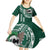 Hawaii Rainbow Warriors Personalized Kid Short Sleeve Dress Kakau Ikakai Laau Pama