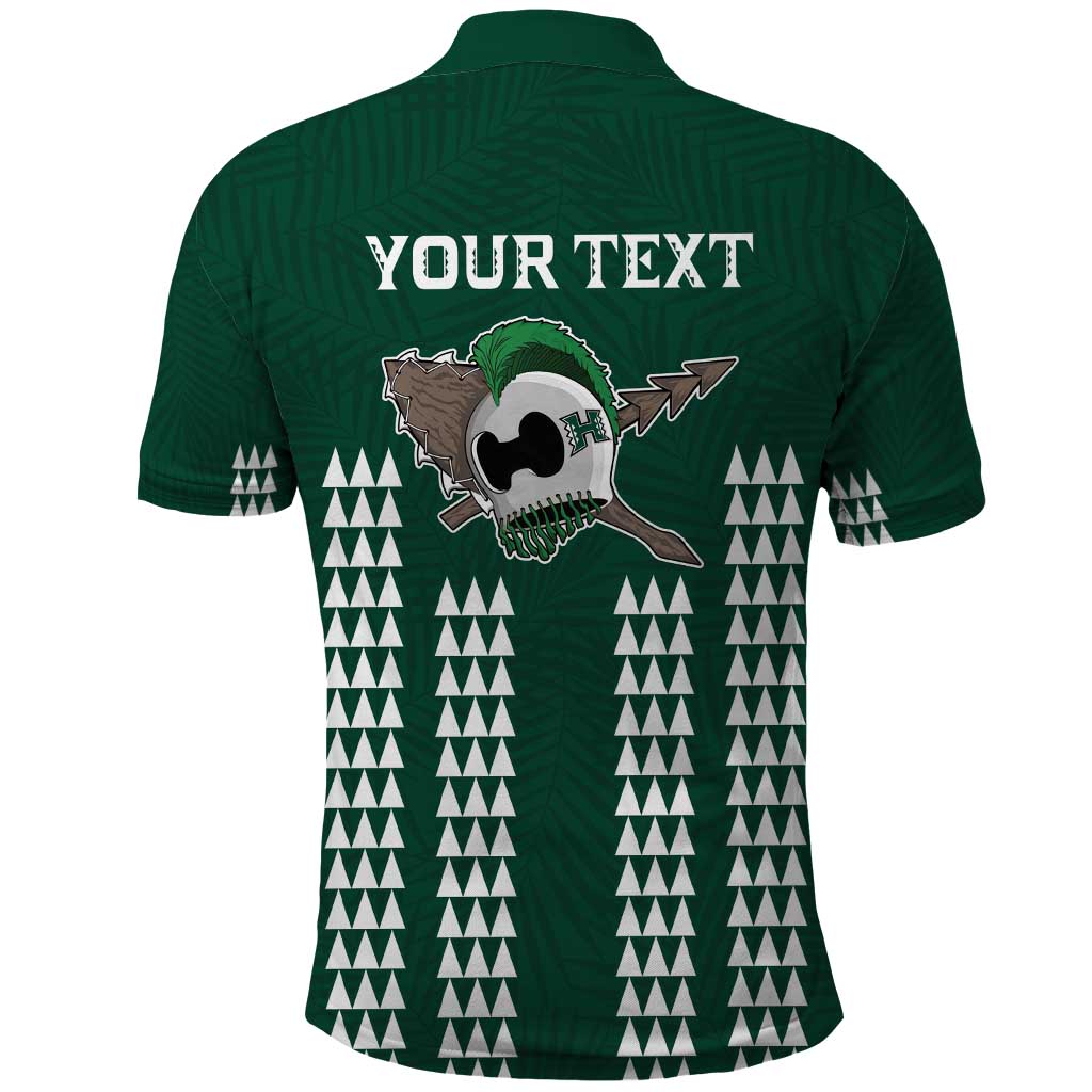 Hawaii Rainbow Warriors Personalized Polo Shirt Kakau Ikaika Laau Pama LT7 - Polynesian Pride