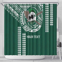 Hawaii Rainbow Warriors Personalized Shower Curtain Kakau Ikaika Laau Pama LT7 - Polynesian Pride