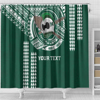Hawaii Rainbow Warriors Personalized Shower Curtain Kakau Ikaika Laau Pama LT7 - Polynesian Pride