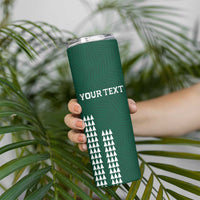 Hawaii Rainbow Warriors Personalized Skinny Tumbler Kakau Ikakai Laau Pama LT7 - Polynesian Pride