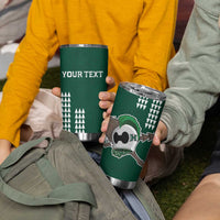 Hawaii Rainbow Warriors Personalized Tumbler Cup Kakau Ikakai Laau Pama LT7 - Polynesian Pride