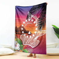 Kia Orana Cook Islands Blanket Sunset Dream LT7 - Polynesian Pride