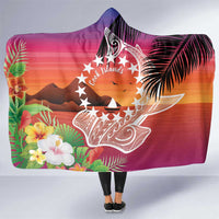 Kia Orana Cook Islands Hooded Blanket Sunset Dream LT7 One Size Art - Polynesian Pride