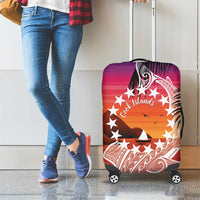 Kia Orana Cook Islands Luggage Cover Sunset Dream LT7 - Polynesian Pride