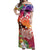 Kia Orana Cook Islands Off Shoulder Maxi Dress Sunset Dream