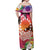 Kia Orana Cook Islands Off Shoulder Maxi Dress Sunset Dream