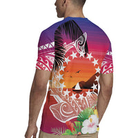 Kia Orana Cook Islands Rugby Jersey Sunset Dream LT7 - Polynesian Pride